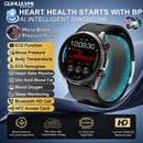 The BioPulse Pro | AMOLED Health Smartwatch — ECG, Blood Pressure & AI Body Scan