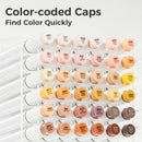 The Spectrum | Ohuhu Honolulu 36 Skin-Tone Alcohol Markers with Brush & Chisel Tips