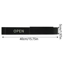 The Threshold | Aluminum-Alloy Open Closed Storefront Sign with Slider