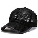 Summer Mesh Breathable Baseball Cap Men Outdoor Fishing Sun Hat Women Casual Sport Sunscreen Visor Caps