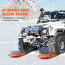 SucceBuy 10TON Traction Boards with PP Recovery Boards for Off-road Vehicles/Cars/Pickups/SUVs/RVs Pair Tire Traction Mats