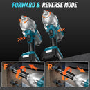 Seesii WH710 Cordless Electric Impact Wrench 1/2" for Car 665Ft-lbs(900N.m) Brushless 3300RPM High Torque Gun 2x 4.0Ah Battery