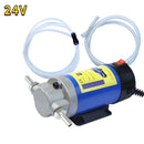 Portable 12V/24V Oil Transfer Pump 1-4L/min Extractor Fluid Suction Electric Change Fuel Pump Siphon Tool for Car Motor Boats