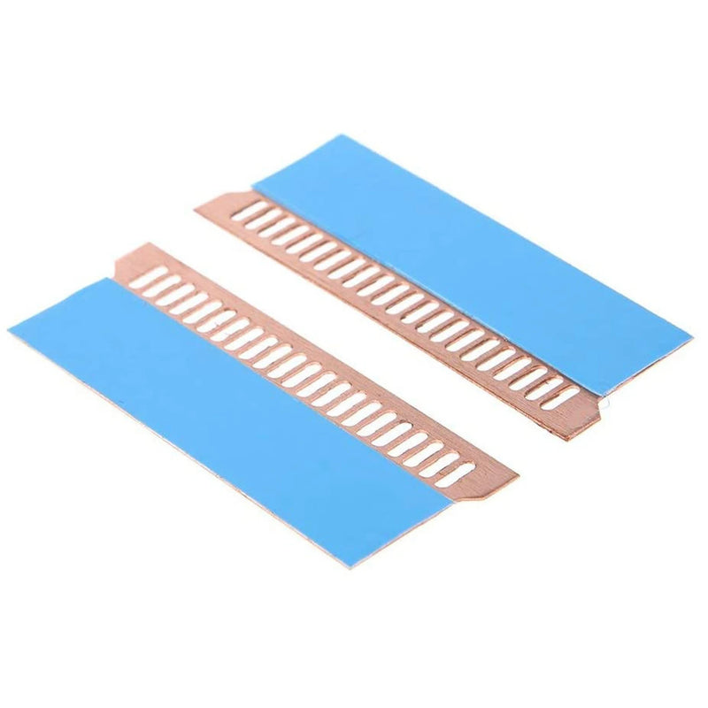 4 Pcs Pure Copper Notebook Gaming Laptop Memory Heatsink Cooling Radiator RAM Memory Cooler Heat Sink 0.5Mm