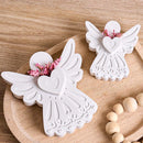 3D Love Angel Flower Arrangement Silicone Mold DIY Valentine's Day Wedding Party Decor Making Molds Plaster Resin Candle Crafts