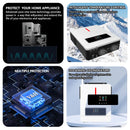 Y&H 3.6KW Hybrid Solar Inverter 24V 110V Pure Sine Inverter with MPPT 120A Solar Charge Controller Off-grid Inverter WiFi
