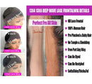 250 Dichte glatte Knochenhaare 100% brasilianische Echthaarperücken 13x4 13x6 HD transparente vorgezupfte Lace Front Perücken 40 Zoll für Frauen