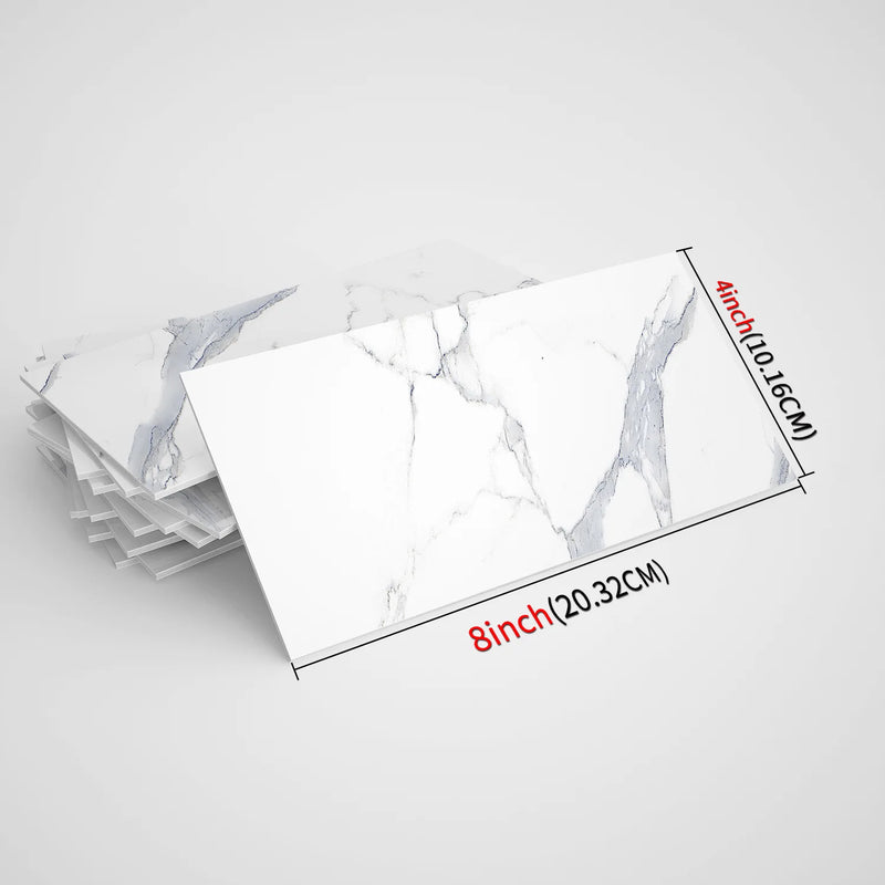 16Pcs Marble Tiles Kitchen Bathroom 3D Thickened Foam Wallpaper Self-Adhesive Waterproof Anti-Collision Soft Bag Wall Stickers