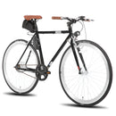 HILAND 700C Road Electric Bike for Adults, Commuting Ebike for Men Women with LED Display, 250W Motor, 36V Removable Battery