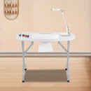 Folding Manicure Table Manicure Table with Suction 90 x 40 x 72.5 cm with Drawer Portable Nail Table Nail Care