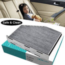 Für VW Volkswagen Passat Jetta Golf Audi TT A3 SEAT Leon Altea Skoda Octavia Yeti Pollen-Innenraumluftfilter 1K0819644A 1K1819653A