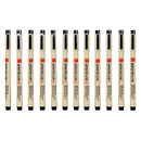 Pigment Liner Pen Neelde Drawing Manga Pen Brush Art Markers Waterproof Fineliner Sketching Pen Stationery