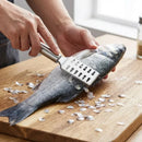 Multi-Purpose Kitchen Scraper, for Fish, Ginger, Veggies. 23cm, Non-Slip Handle, Versatile Tool