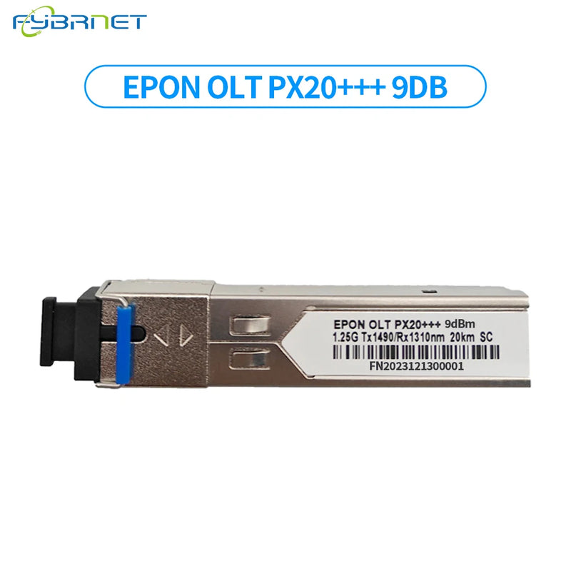 EPON PX20+++ 20KM 1.25G Optical Fiber PON Module 7/8/9db SC Port fibra module Compatible with BDCOM TPLINK Ubiquiti HIOSO VSOL