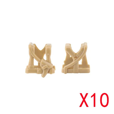 WW2 Military Building Blocks Mini Bricks Solider Figures Gifts Weapon Equipment Accessories USA Greman Vests Armor Toys For Kids