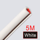 The Quiet Edge | U-Profile Rubber Door Guard, 5 Metre Roll