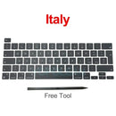 New Laptop A2338 Keycap Keys key Cap Keyboard Russian RU US UK French Spain Germany Italy For Macbook Pro Retina 13" M1 M2