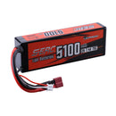 Sunpadow 2S 7.4V Lipo Battery for 5100mAh 70C Hard Case with T Deans XT60 Plug for RC Car Vehicle Truck Tank Racing Hobby