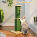 The Tall Timber | 81cm Natural Sisal Cat Scratching Post with Removable Toy