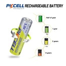 The Constant | 2600mAh NiMH AA Rechargeable Battery System (8-Pack)