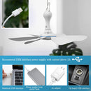 The Zephyr | USB-Powered Modular Ceiling Fan with 6 Detachable Blades