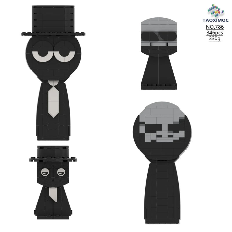 Sprunki Blocks Toys Sprunki Incredibox Building Blocks Model Children's Educational Oren Wenda Building Block Toys for Kids Gift