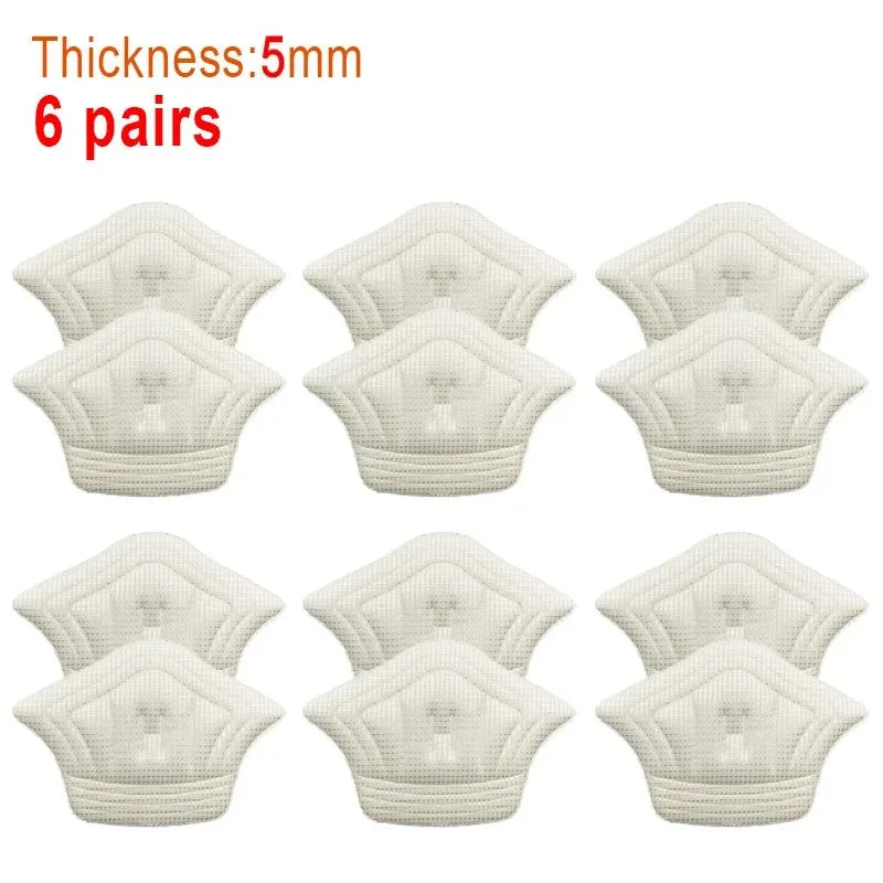 6pair/12pcs Anti-wear Feet Pads Lightweight For Sport Shoes Adjustable Size  Back Sticker Antiwear Feet Pad Cushion Insole Heel
