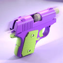 3D Printed Model Gravity Straight Jump Mini Toy Gun Non-firing Cub Radish Toy Knife Kids Stress Relief Toy Christmas Gift