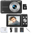 HD 1080P Digital Camera for Kids Video Camera with 32GB SD Card 16X Digital Zoom Compact Point and Shoot Camera for Students