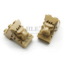 20pcs Building Blocks Brick Modified 2x3x3 with Cutout and Lion Head 30274 City Street View DIY Enlighten Compatible