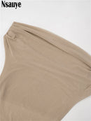 Nsauye Sexy Mesh Evening Party Night Club Party Elegant Long Dress Maxi New Fashion Holiday Pleated Dress Summer Outfits 2024