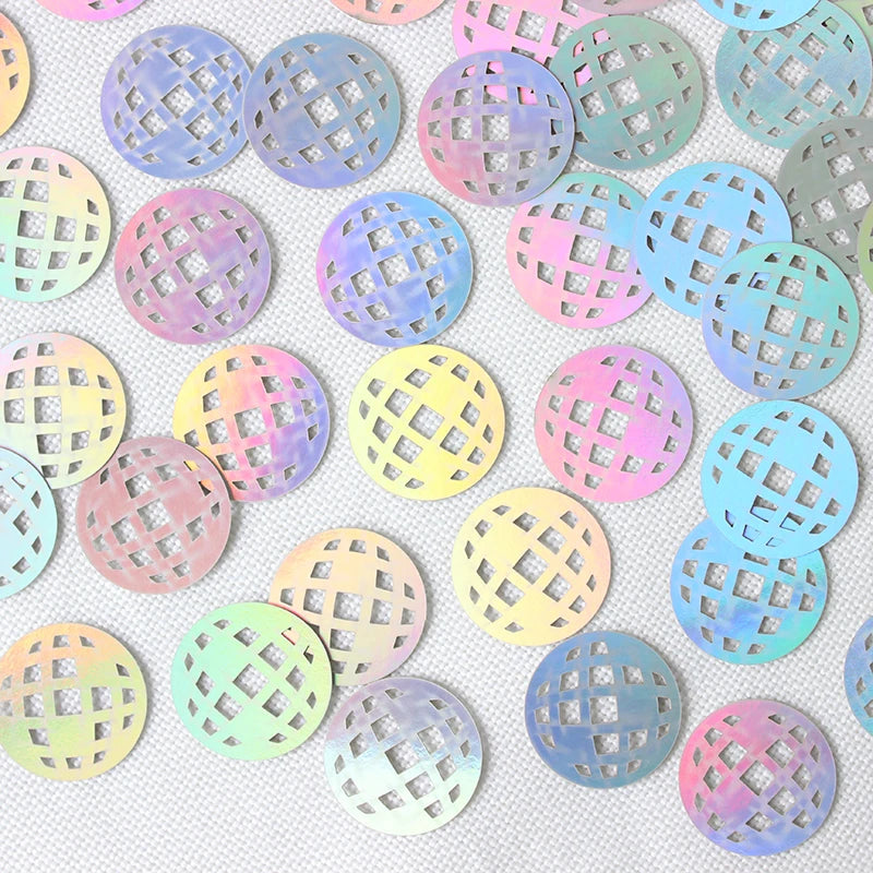 100pcs disco themed party confetti, wedding, birthday, single woman, bride, gift giving party, engagement decoration