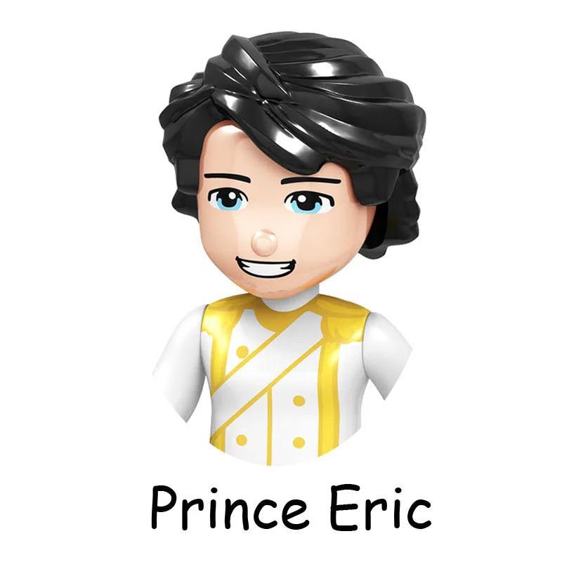 SLUBAN Girl Princess Royal Carriage Wagon Horse Racing Party Model Building Blocks Enlighten Action Figure Toys For Children