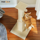 The Tall Timber | 81cm Natural Sisal Cat Scratching Post with Removable Toy