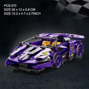 Technical Sports Cars, Automobile Pull Back Super Racing Car Model Building Blocks Toys for Boys Christmas Birthday Gift