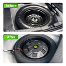 Sennuopu Car Subwoofer Class AB Power Amplifier Bass Speakers Aluminum Box Active Sub Woofer Install on Spare Tire Audio System