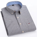 The Oxford Line | 100% Cotton Short-Sleeve Oxford Shirt