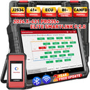 LAUNCH X431 PRO3S+ ELITE Advanced Programming TOOL J2534 CAN FD DOIP Online Coding All System car Diagnostic Tool Topology Map