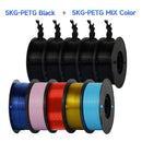 10/5kg PETG Filament For 3D Printer Plastic Material 22LBS 1.75mm Non-Toxic Eco-Friendly PETG 3D Filament Consumables for Ender