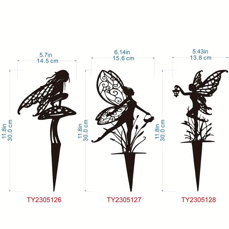 Garden Fairy Metal Outdoor Decor for Your Patio and Lawn