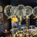 7 Led Luminous Transparent Balloons for Weddings, Birthdays, Bachelor Party (Battery Not Included) Valentine's Day, Anniversary