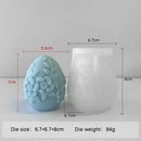 Easter Day Gift Egg Candle Making Silicone Mold Festival Embossed Butterfly Eggs Resin Epoxy Mould Sunflower Rose Soap Wax Tools
