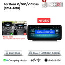 NaviFly Android 14 Auto GPS Navigationsradio Stereoanlage für Mercedes-Benz C-Klasse W205 GLC X253 V-Klasse W446 Drahtloses CarPlay 4G