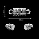 2 Sets Locking Strong Magnetic Clasps Magnet End Clasp Connectors For Jewelry Making DIY Bracelet Necklace Extender Accessories