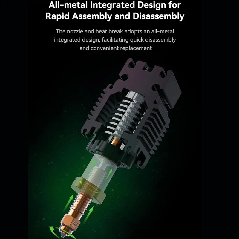 Creality 3D Ender-3 V3 SE/ KE Ceramic Heating Block Kit 60W 0.4mm Quick-swap Nozzle Kit 300°C Resistance High Flow Printing