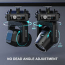Yiflamefly 2Pcs 450W Moving Head Light RGBW DMX Stage Light DMX Controlled Sound Activated Play DJ Light For Wedding Party Music