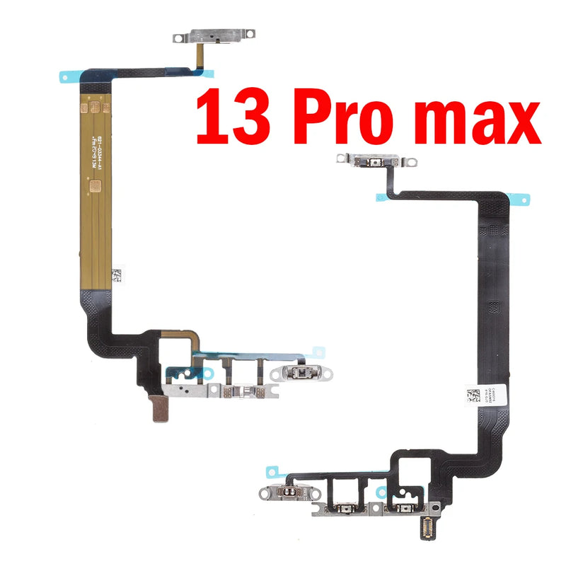 1pcs On Off Key Ribbon Power Switch Volume Button Flex Cable For iPhone 13 mini  Pro Max Replacement Parts