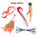 LIONRIVER 500pcs Plastic Copper Slide Parts  Snapper Skirts and Rubber Tie Fixed For Freshwater Saltwater Fishing Equipment