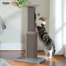 The Tall Timber | 81cm Natural Sisal Cat Scratching Post with Removable Toy