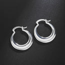 925 Sterling Silber Wunderschöne Kreativität Halbmond Ohrringe für Frauen Mode Party Hochzeit Accessoires Schmuck Weihnachtsgeschenke